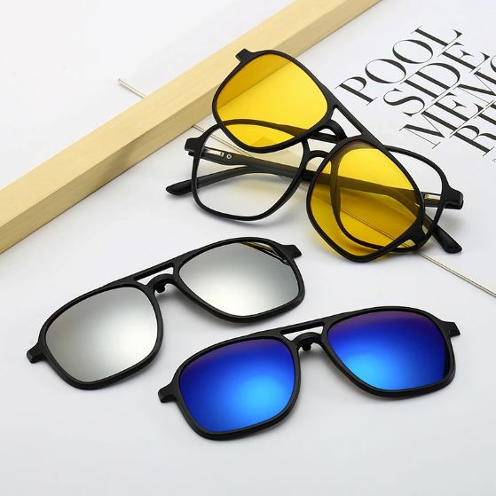 VEIGGARA | Lunettes 6 en 1 modernes et décontractées
