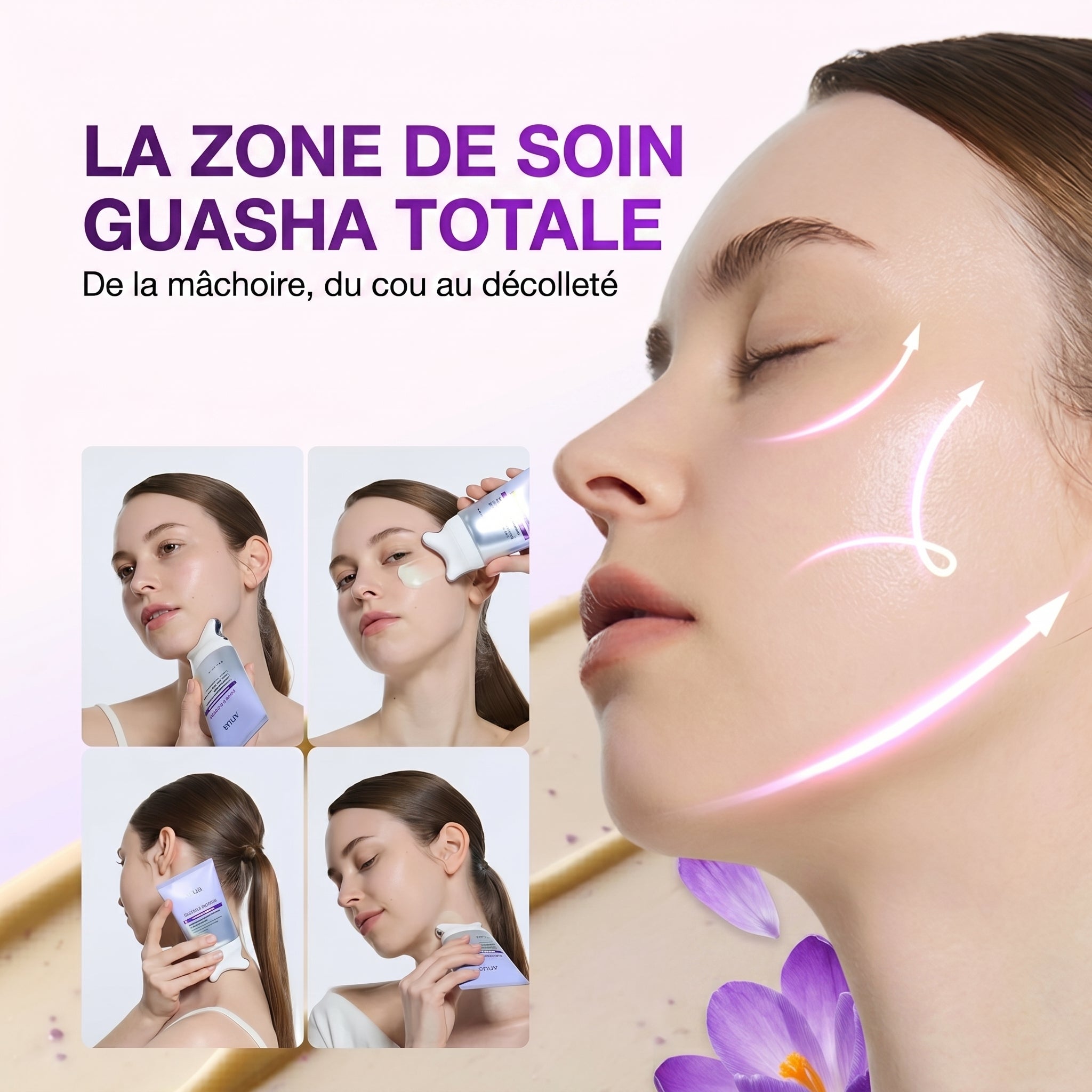 Crème liftante anti-âge Gua Sha | Veiggara