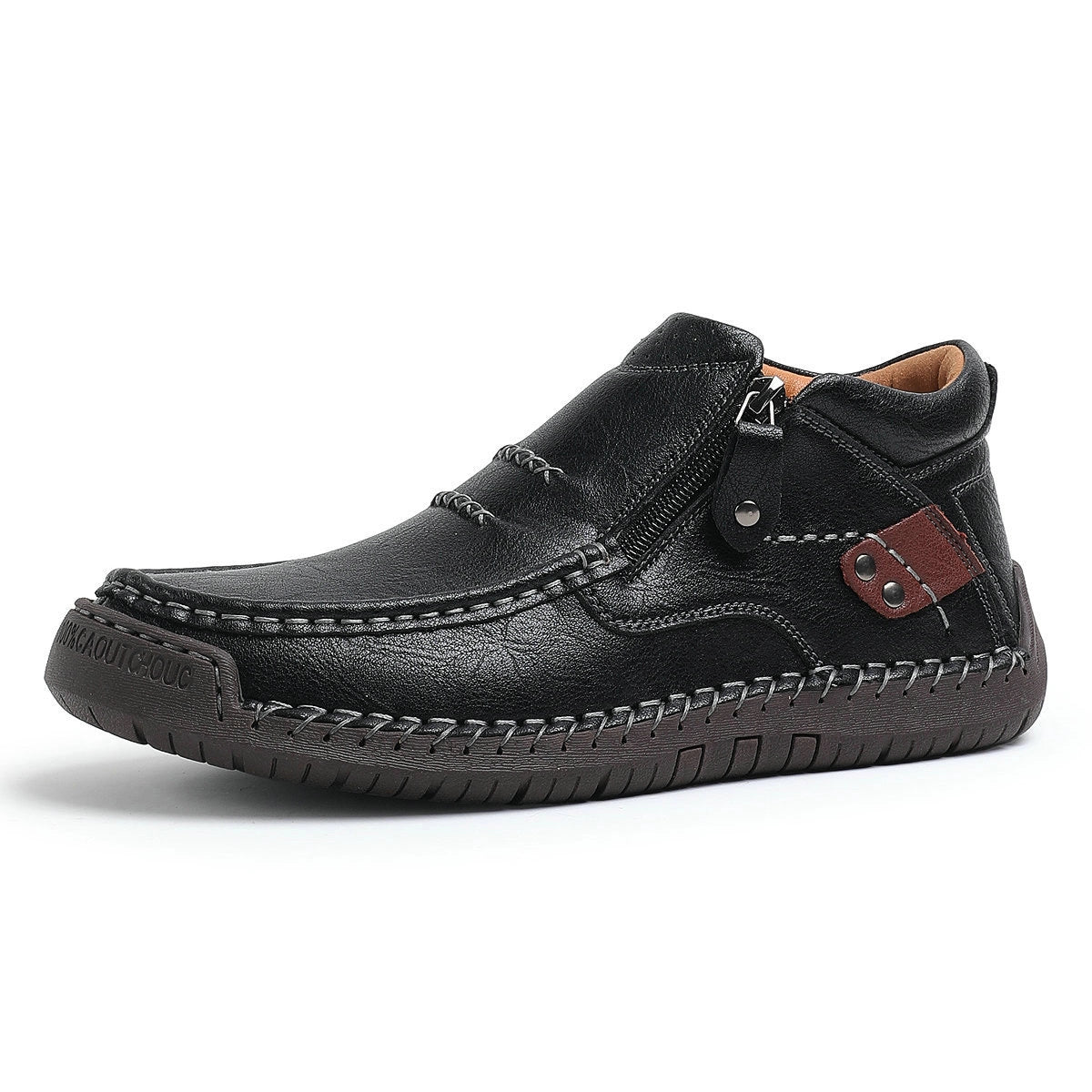Chaussures Décontractées en Cuir Véritable