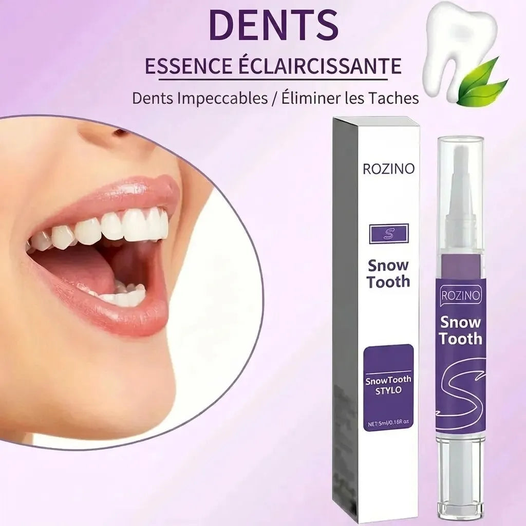 Stylo blanchissant pour les dents - SnowTooth | 1 acheté, 2 offerts | Veiggara