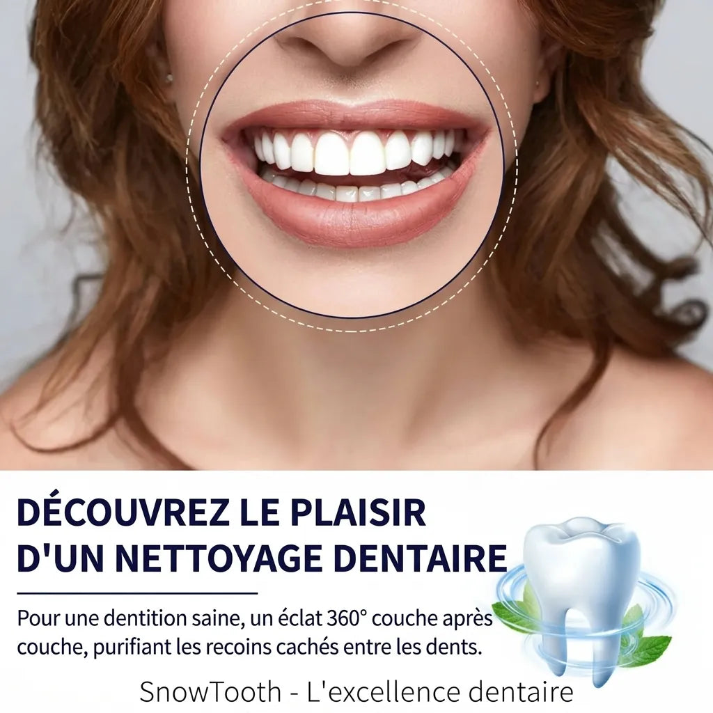 Stylo blanchissant pour les dents - SnowTooth | 1 acheté, 2 offerts | Veiggara