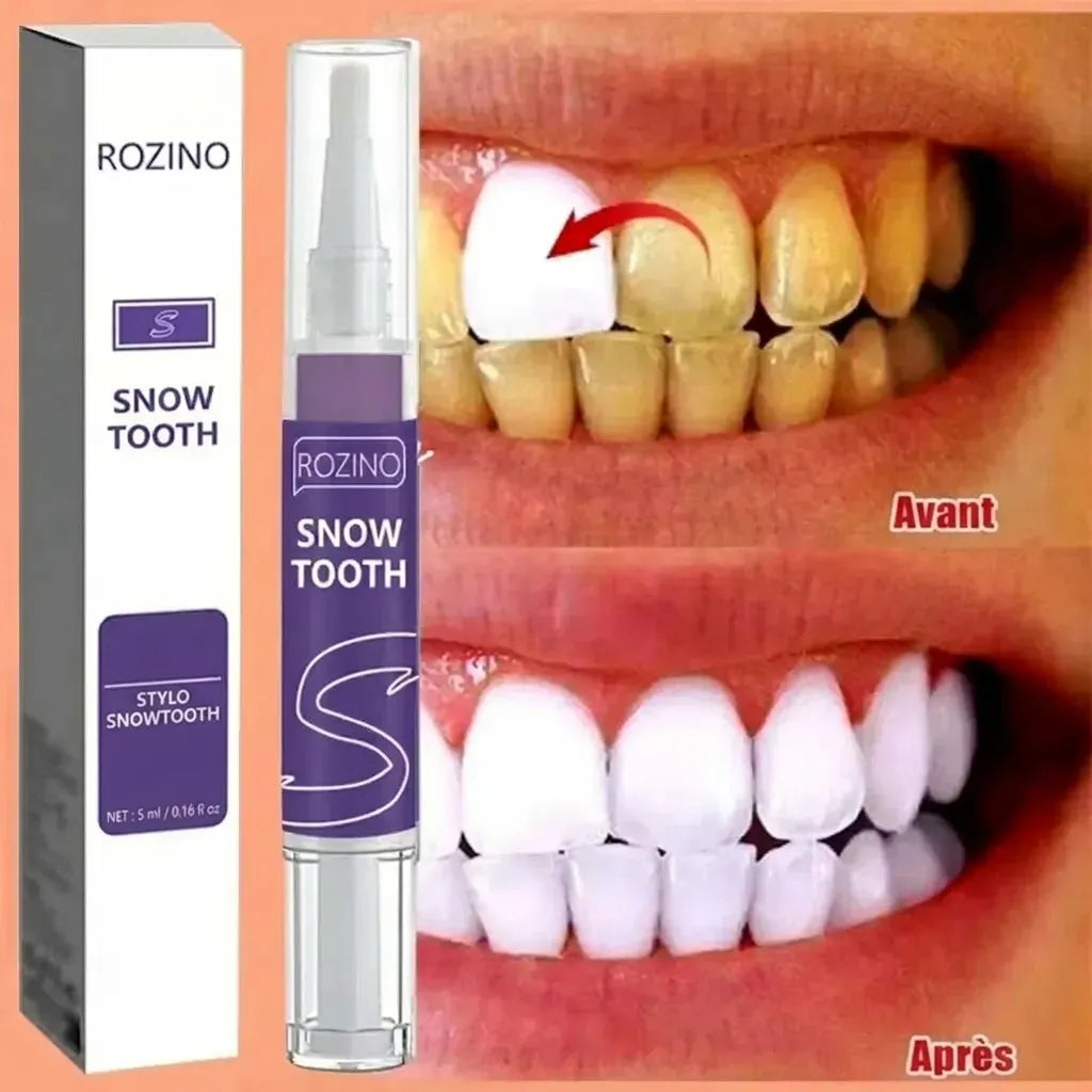 Stylo blanchissant pour les dents - SnowTooth | 1 acheté, 2 offerts | Veiggara